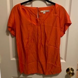 Boden Silk V-Neck Blouse Size 6